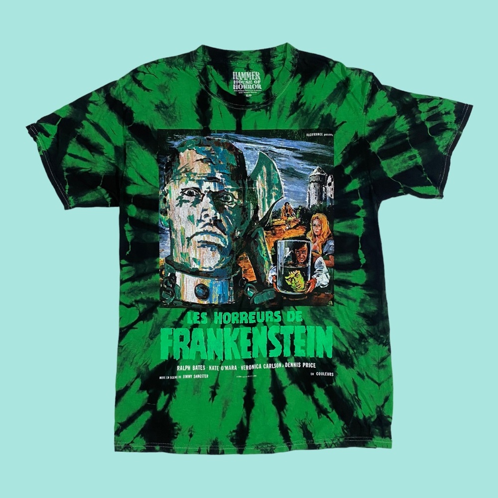 Les Horreurs De Frankenstein tye dye T-Shirt